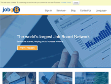 Tablet Screenshot of jobg8.com